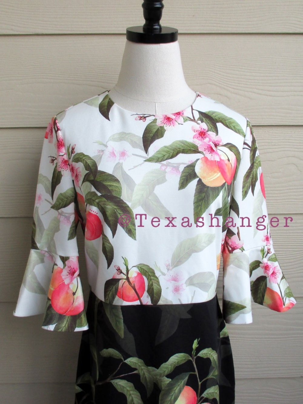 Ted Baker NWT Areea Midi Dress Size 8 Peach Blossom Print - Picture 14 of 16